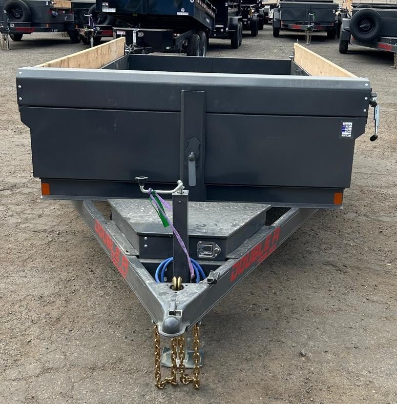 6x12 Double-A Excel Series Low Profile Dump Trailer - 10K GVWR