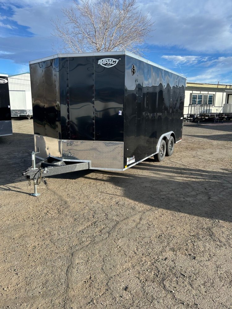 8.5x16 Quake Impact Flat Top V-Nose Enclosed Trailer - 7K GVWR | Extra Height | Carson City, NV