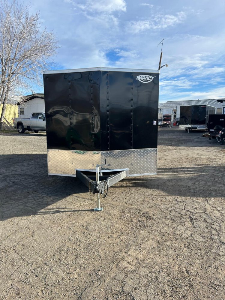 8.5x16 Quake Impact Flat Top V-Nose Enclosed Trailer - 7K GVWR | Extra Height | Carson City, NV