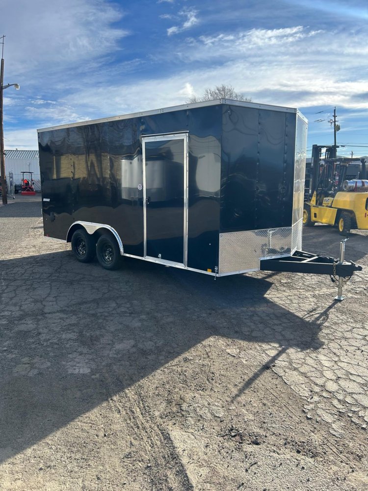 8.5x16 Quake Impact Flat Top V-Nose Enclosed Trailer - 7K GVWR | Extra Height | Carson City, NV