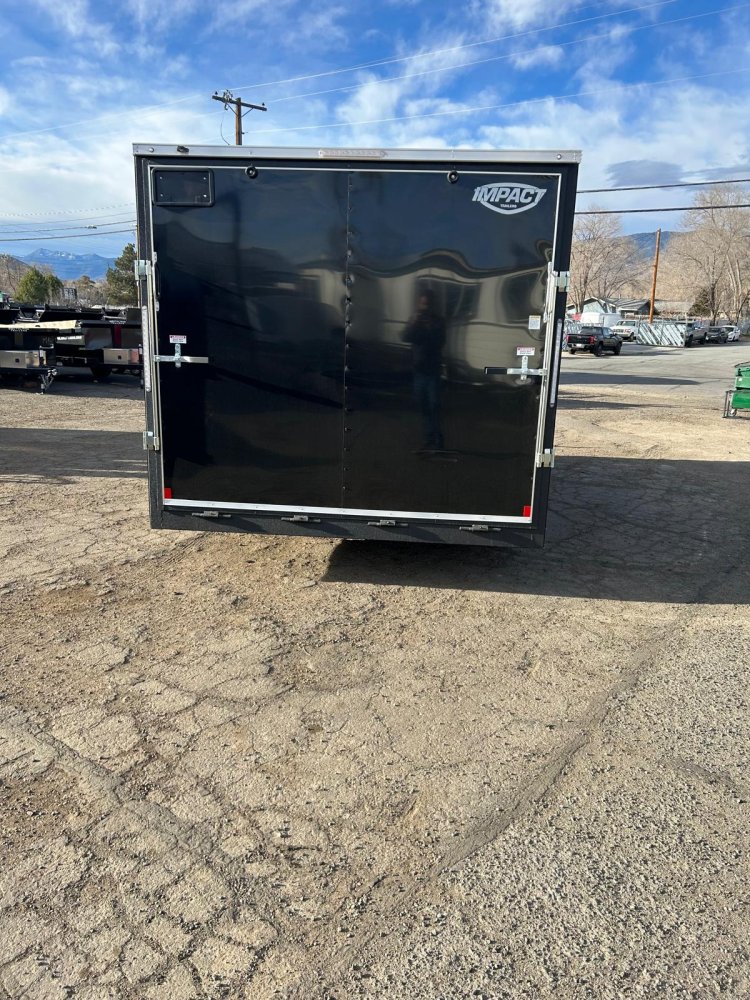 8.5x16 Quake Impact Flat Top V-Nose Enclosed Trailer - 7K GVWR | Extra Height | Carson City, NV