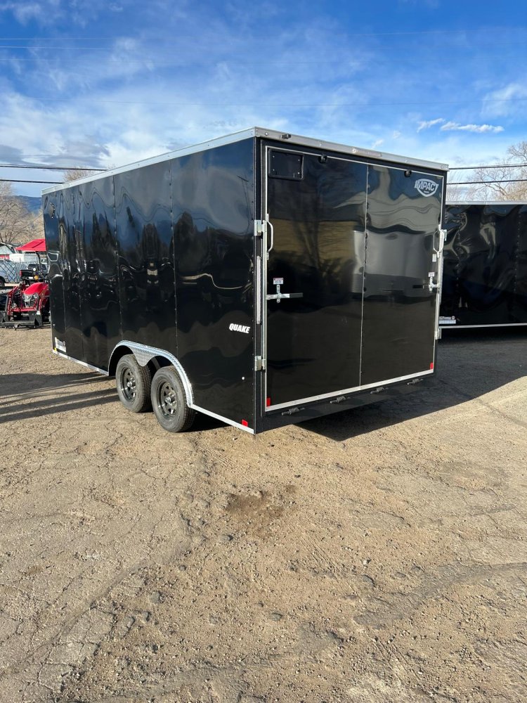 8.5x16 Quake Impact Flat Top V-Nose Enclosed Trailer - 7K GVWR | Extra Height | Carson City, NV