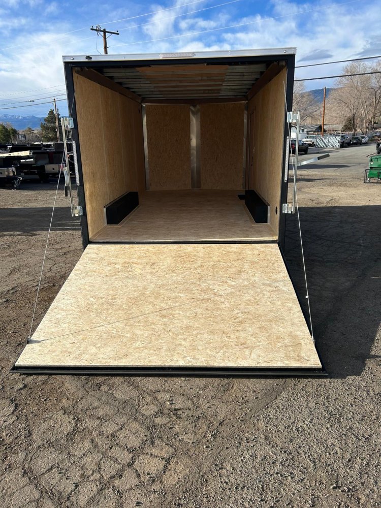 8.5x16 Quake Impact Flat Top V-Nose Enclosed Trailer - 7K GVWR | Extra Height | Carson City, NV