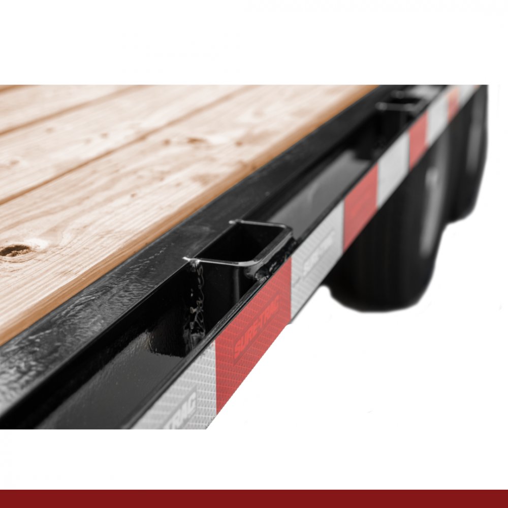8.5 x 18+4 Bumper Pull Sure-Trac Deckover - STANDARD DUTY BEAVERTAIL DECKOVER TRAILERS