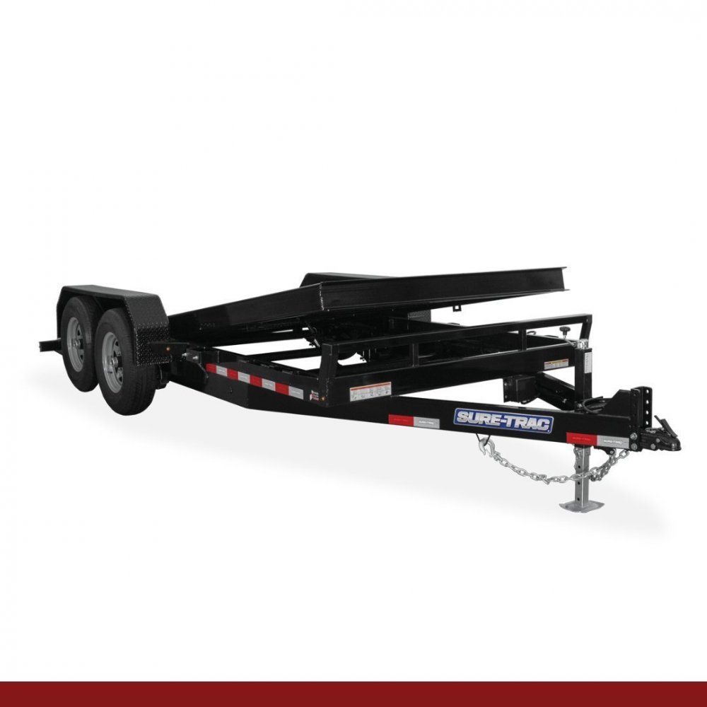 7 x 16' + 4', 14K Sure-Trac - Tilt Bed Equipment Trailer