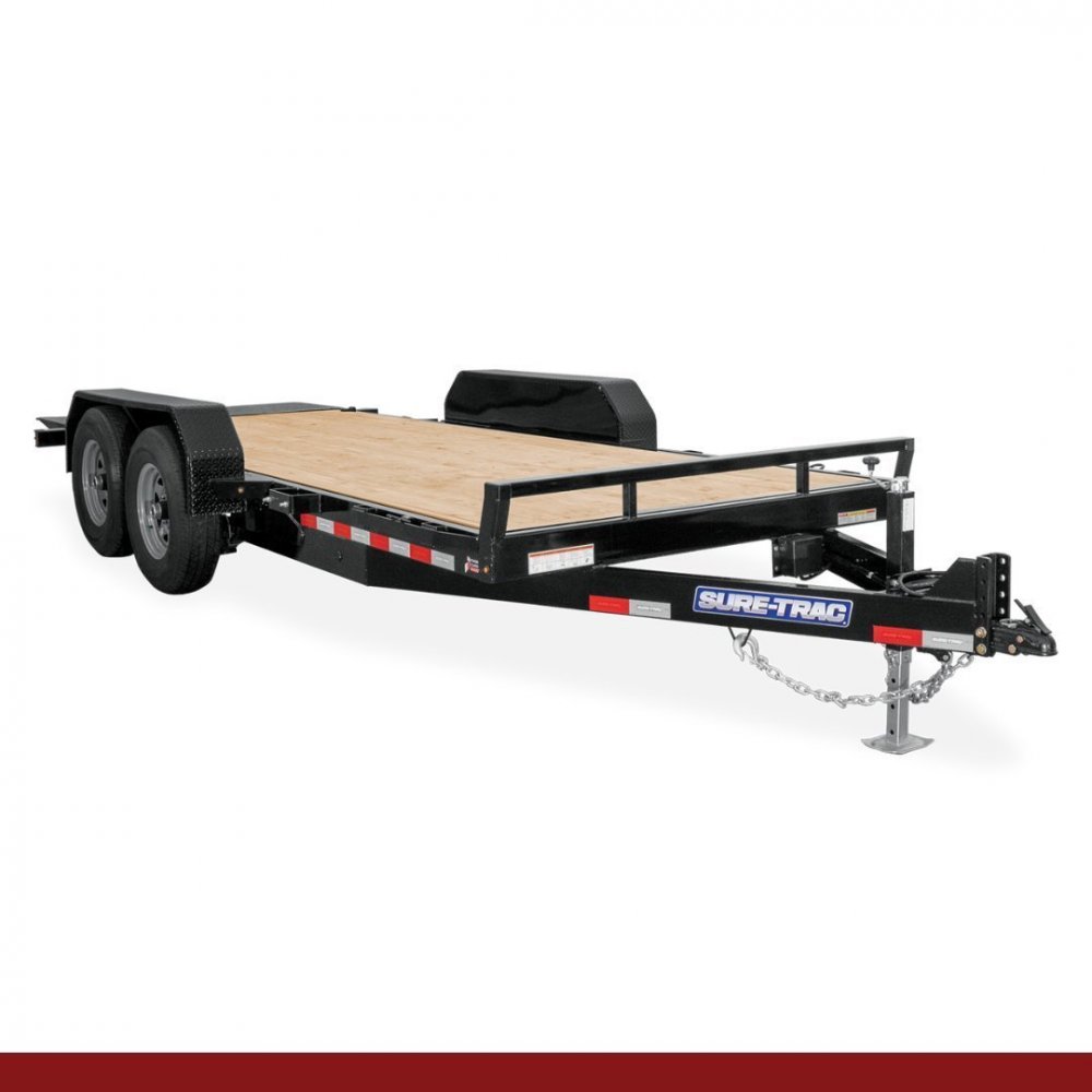 7 x 16' + 4', 14K Sure-Trac - Tilt Bed Equipment Trailer