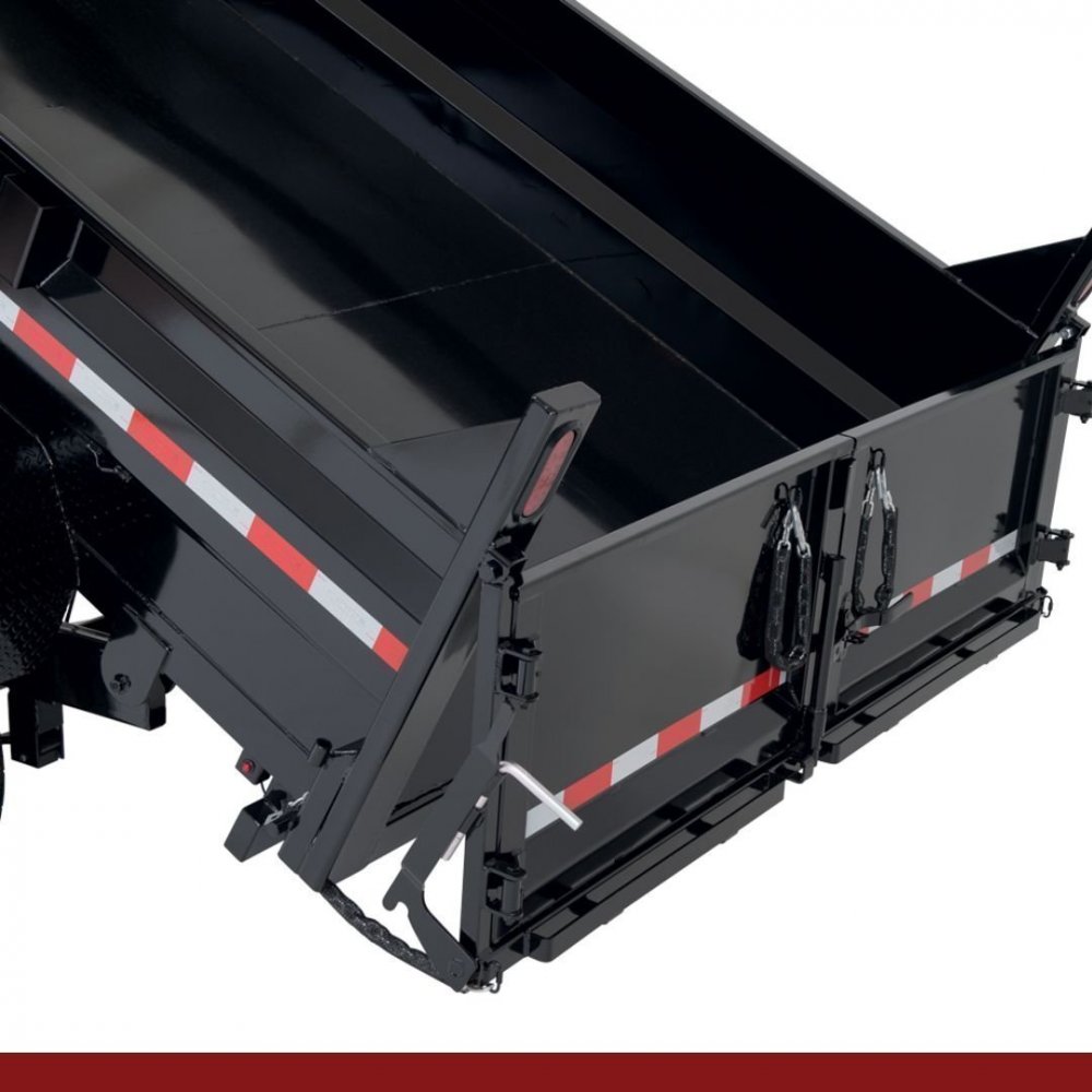 7x14 Sure-Trac HD Low Profile Dump Trailer - 14K GVWR, Telescopic - For Sale in Nevada