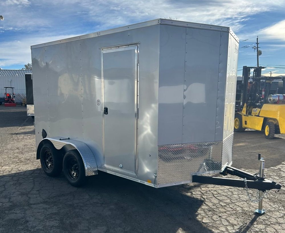 7x12 Traverse Flat Top V-Nose Enclosed Trailer - 7K GVWR | Extra Height | Carson City, NV