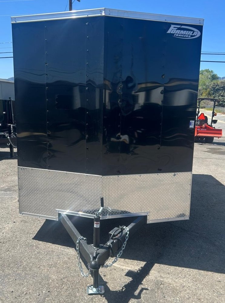 7x14 Traverse Flat Top V-Nose Enclosed Trailer - 7K GVWR - Black | Carson City, NV