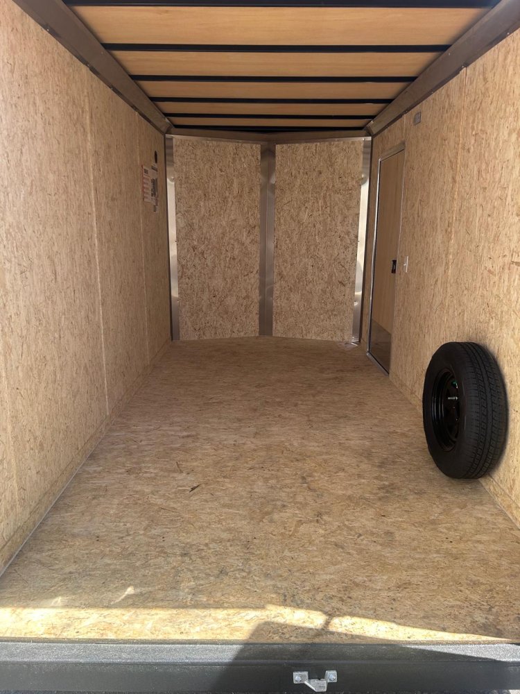 7x14 Traverse Flat Top V-Nose Enclosed Trailer - 7K GVWR - Black | Carson City, NV