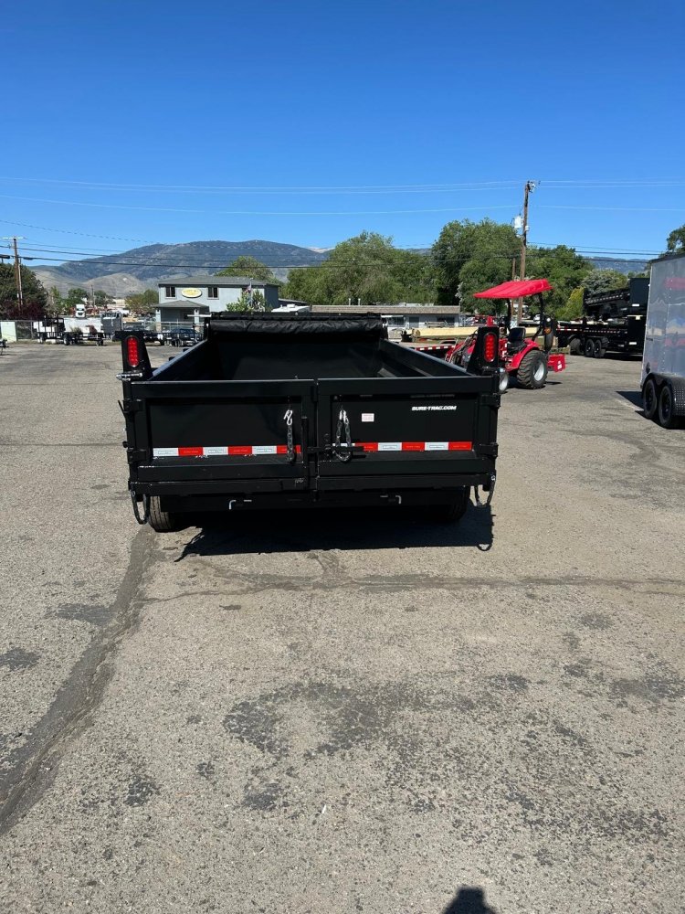 7x14 Sure-Trac HD Low Profile Dump Trailer - 14K GVWR, Telescopic - For Sale in Nevada