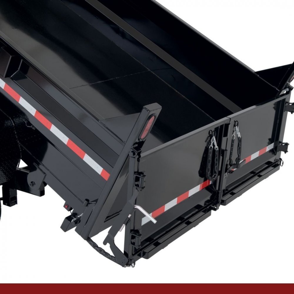 7x14 Sure-Trac HD Low Profile Dump Trailer - 14K GVWR, Telescopic - For Sale in Nevada