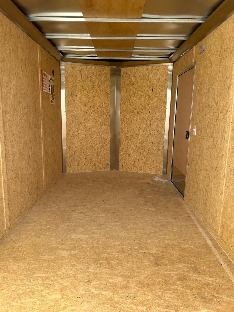 7x14 Traverse Flat Top V-Nose Enclosed Trailer - 7K GVWR - White | Carson City, NV