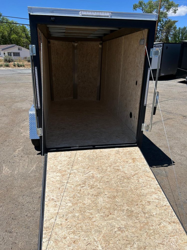 5x10 Formula Traverse Flat Top V-Nose Enclosed Trailer - 3K GVWR - Black | Carson City, NV