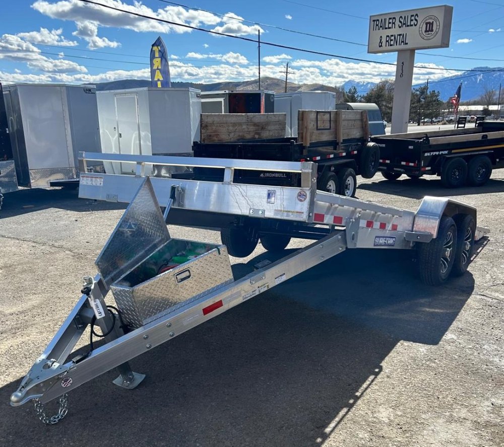 7x20 ST Aluminum Power Tilt Equipment Trailer - 10K GVWR | For Sale in Nevada