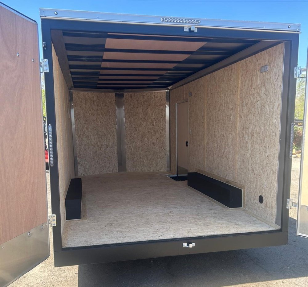 8.5x16 Traverse Flat Top V-Nose Enclosed Trailer - 7K GVWR - White | Carson City, NV
