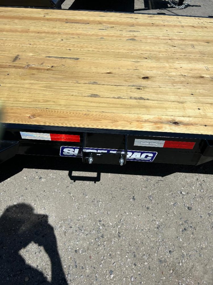 7x18 (16+2) C-Channel Wood Deck Car Hauler - Black | Carson City, NV