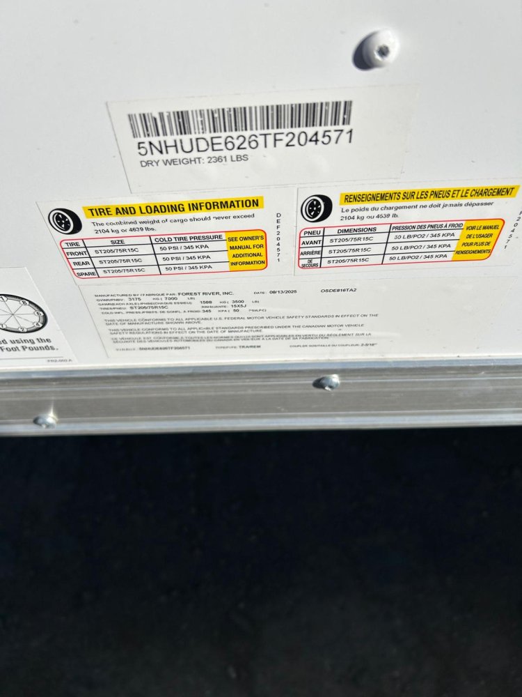 8x16 Cargo King Enclosed Trailer - White