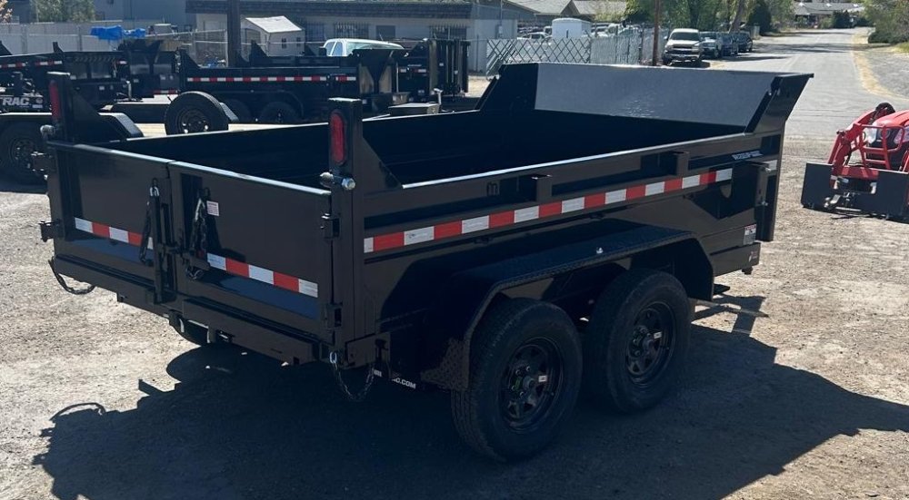 6x10 Sure-Trac SD Low Profile Single Ram Dump Trailer - 7K GVWR - Black | Carson City, NV