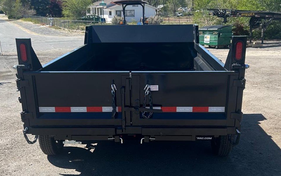 6x10 Sure-Trac SD Low Profile Single Ram Dump Trailer - 7K GVWR - Black | Carson City, NV