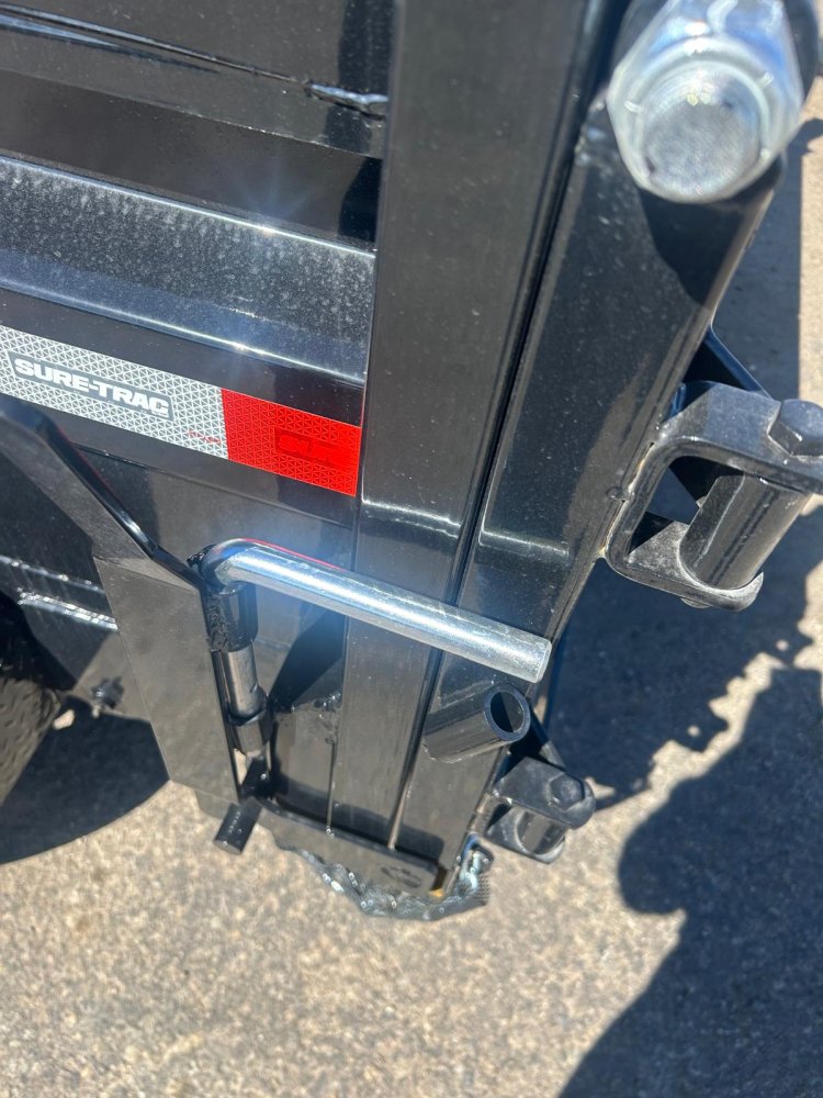 6x10 Sure-Trac SD Low Profile Single Ram Dump Trailer - 7K GVWR - Black | Carson City, NV