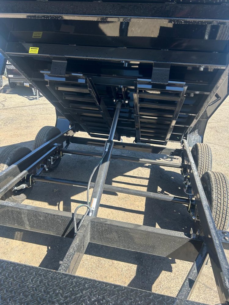 6x10 Sure-Trac SD Low Profile Single Ram Dump Trailer - 7K GVWR - Black | Carson City, NV