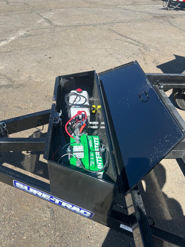 6x10 Sure-Trac SD Low Profile Single Ram Dump Trailer - 7K GVWR - Black | Carson City, NV