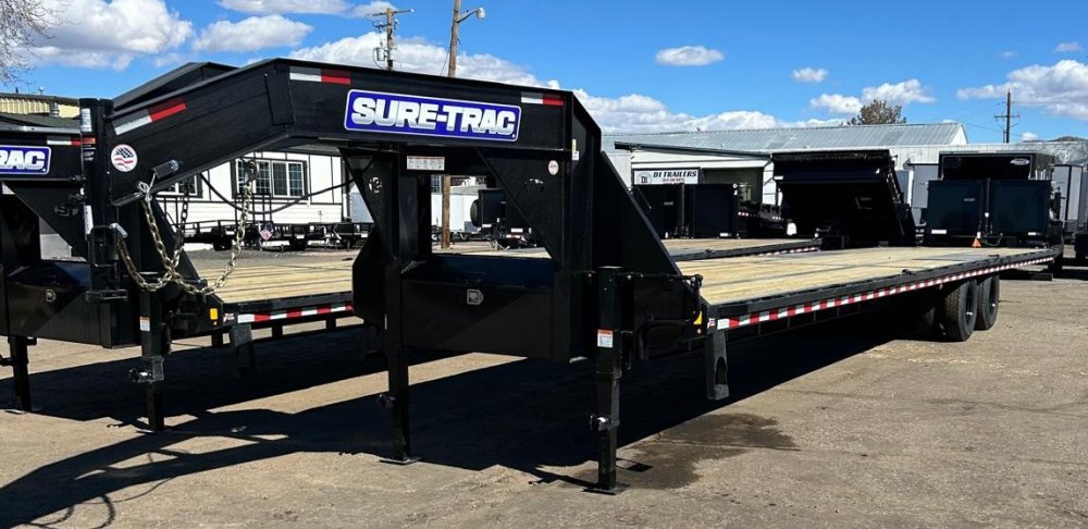 8.5x40 Sure-Trac HD Low Profile Deckover Flatbed Trailer | Carson City, NV
