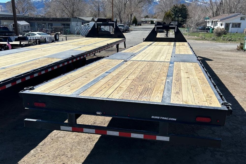 8.5x40 Sure-Trac HD Low Profile Deckover Flatbed Trailer | Carson City, NV