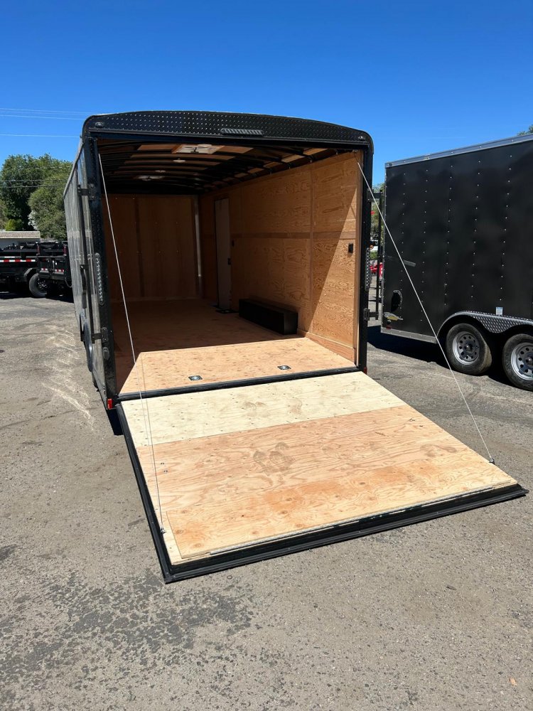 8.5x20 Cargo King Enclosed Trailer - Dove Gray & Black Two-Tone