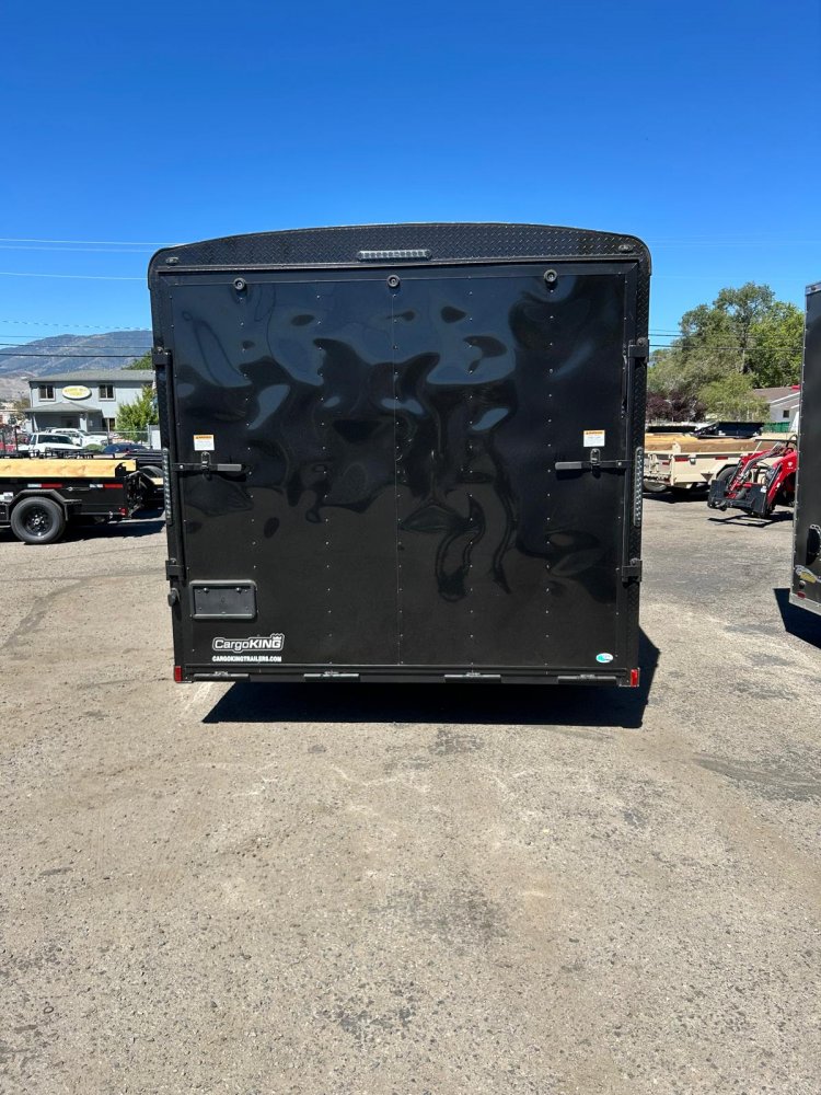 8.5x20 Cargo King Enclosed Trailer - Dove Gray & Black Two-Tone