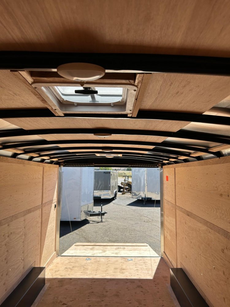 8.5x20 Cargo King Enclosed Trailer - Dove Gray & Black Two-Tone