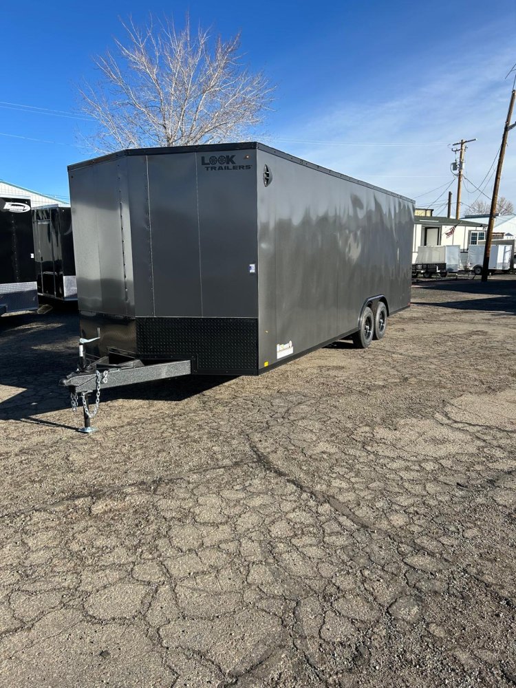 8.5x24 ST DLX Flat Top V-Nose Enclosed Trailer - 10K GVWR | Carson City, NV