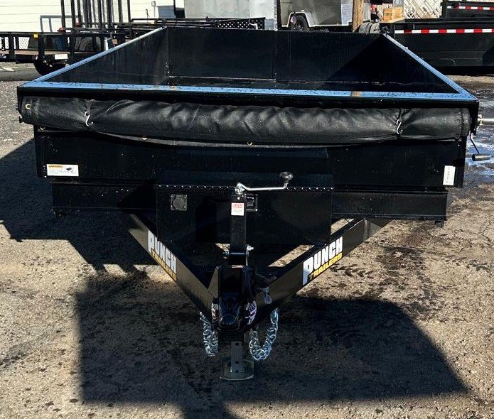 7x14 Punch Scissor Dump Trailer - 14K GVWR - Black | Carson City, NV