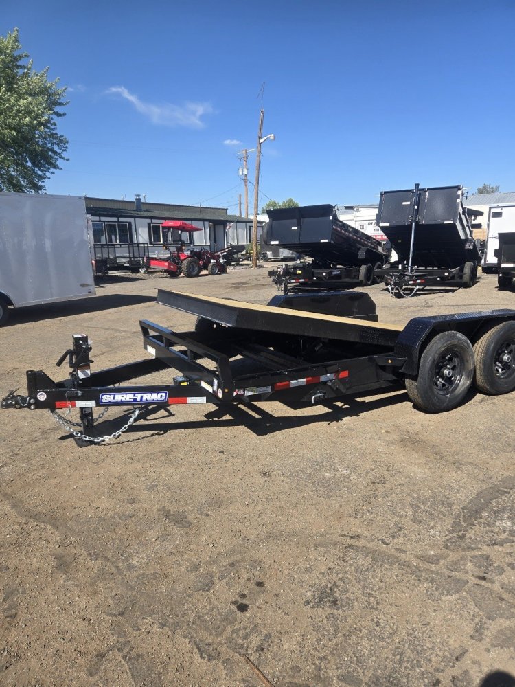 7 x 16 14k Sure-Trac - Tilt Bed Equipment Trailer