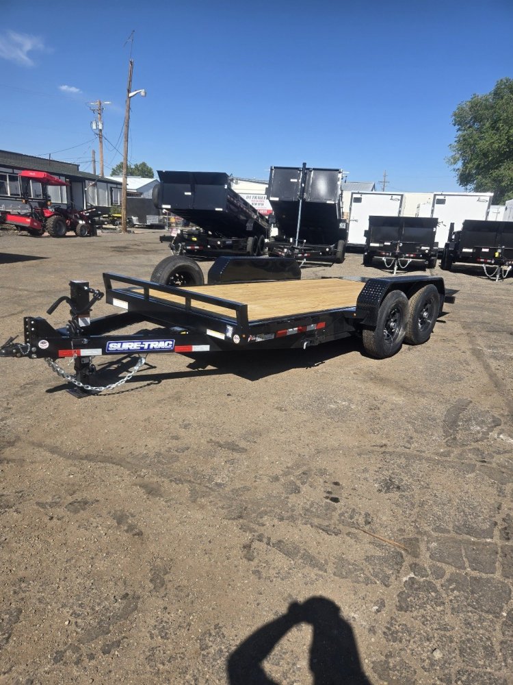 7 x 16 14k Sure-Trac - Tilt Bed Equipment Trailer