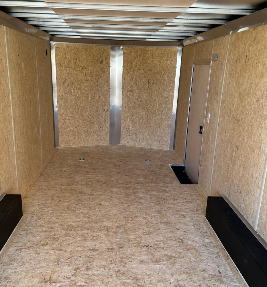 8.5x20 Traverse Flat Top V-Nose Enclosed Trailer - White | 7K GVWR | Carson City, NV