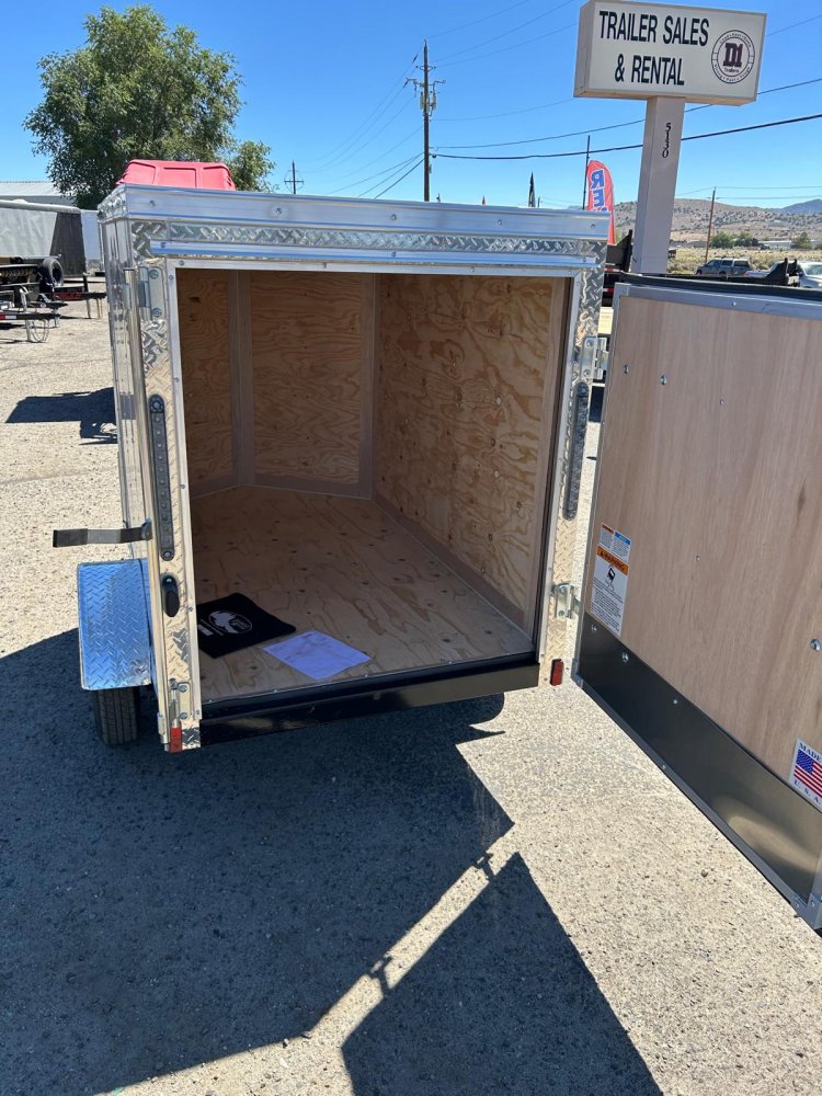 4x6 Forest River Cargo King Enclosed Trailer - Diamond Ice