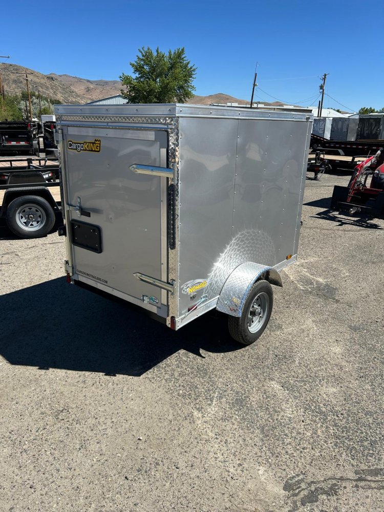 4x6 Forest River Cargo King Enclosed Trailer - Diamond Ice