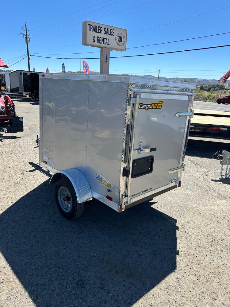 4x6 Forest River Cargo King Enclosed Trailer - Diamond Ice