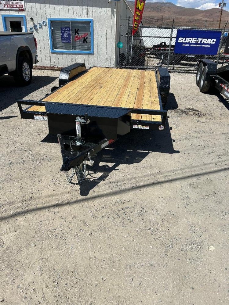 7x18 (16+2) Sure-Trac C-Channel Car Hauler