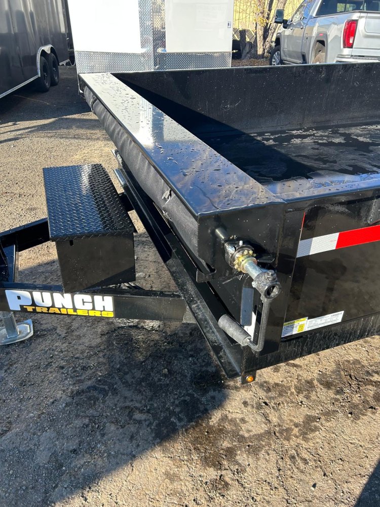 7x14 Punch Scissor Dump Trailer - 14K GVWR - Black | Carson City, NV