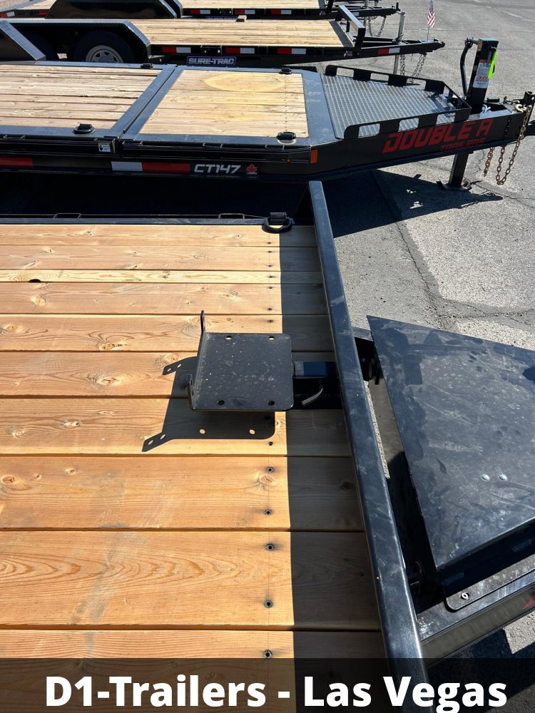 7x20 Hydraulic Tilt Equipment Trailer - 14K GVWR | Winch Mount + D-Rings
