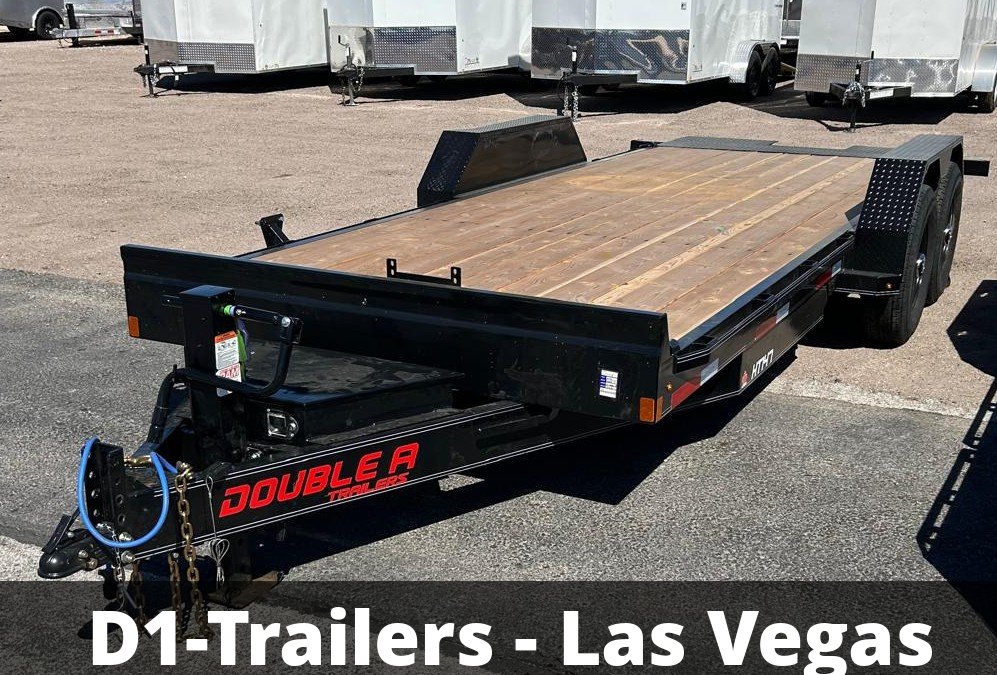 7x20 Hydraulic Tilt Equipment Trailer - 14K GVWR | Winch Mount + D-Rings