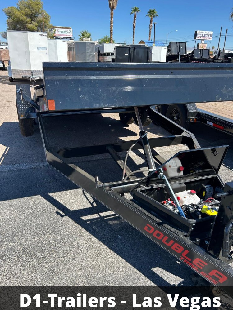 7x20 Hydraulic Tilt Equipment Trailer - 14K GVWR | Winch Mount + D-Rings