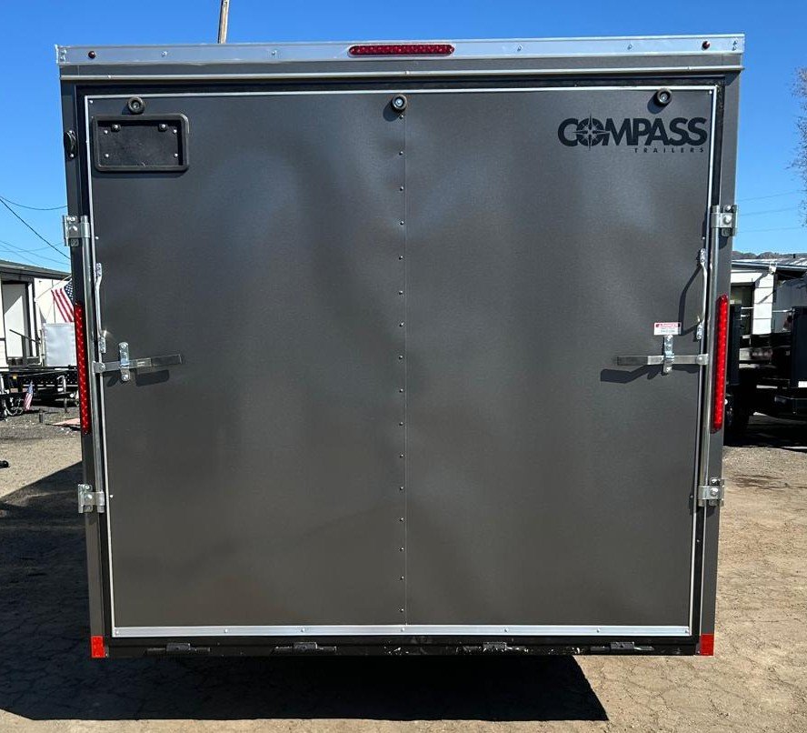 8.5x24 Indigo DLX Flat Top V-Nose Car Hauler Enclosed Trailer | Carson City, NV