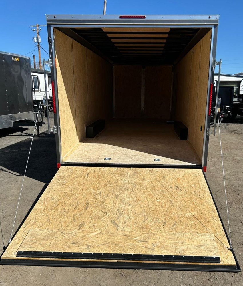 8.5x24 Indigo DLX Flat Top V-Nose Car Hauler Enclosed Trailer | Carson City, NV