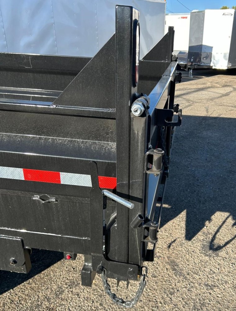 7x14 Sure-Trac HDLP Telescopic Dump Trailer - 14K GVWR - Black | Carson City, NV