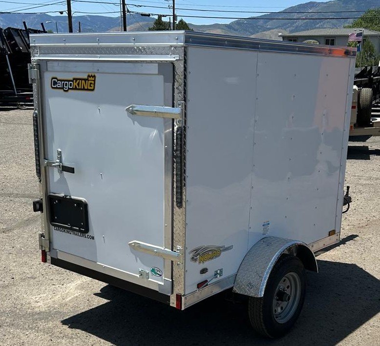 4x6 Forest River Cargo King Enclosed Trailer - White