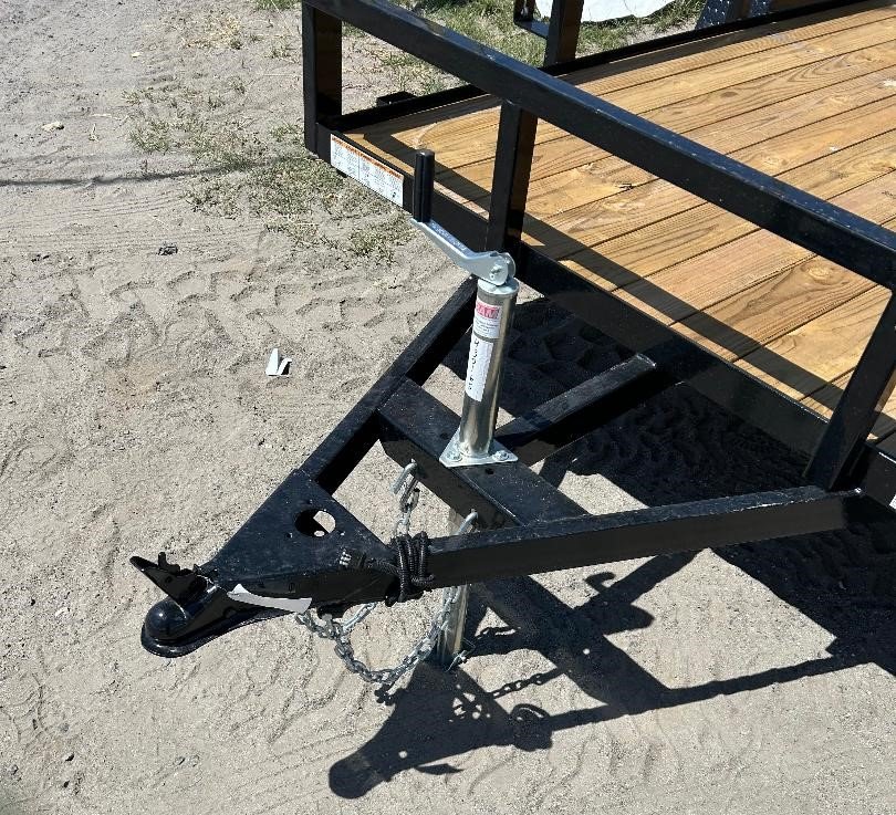 7x12 Sure-Trac Tube Top Utility Trailer - 3K GVWR | Black | For Sale in Carson City, NV